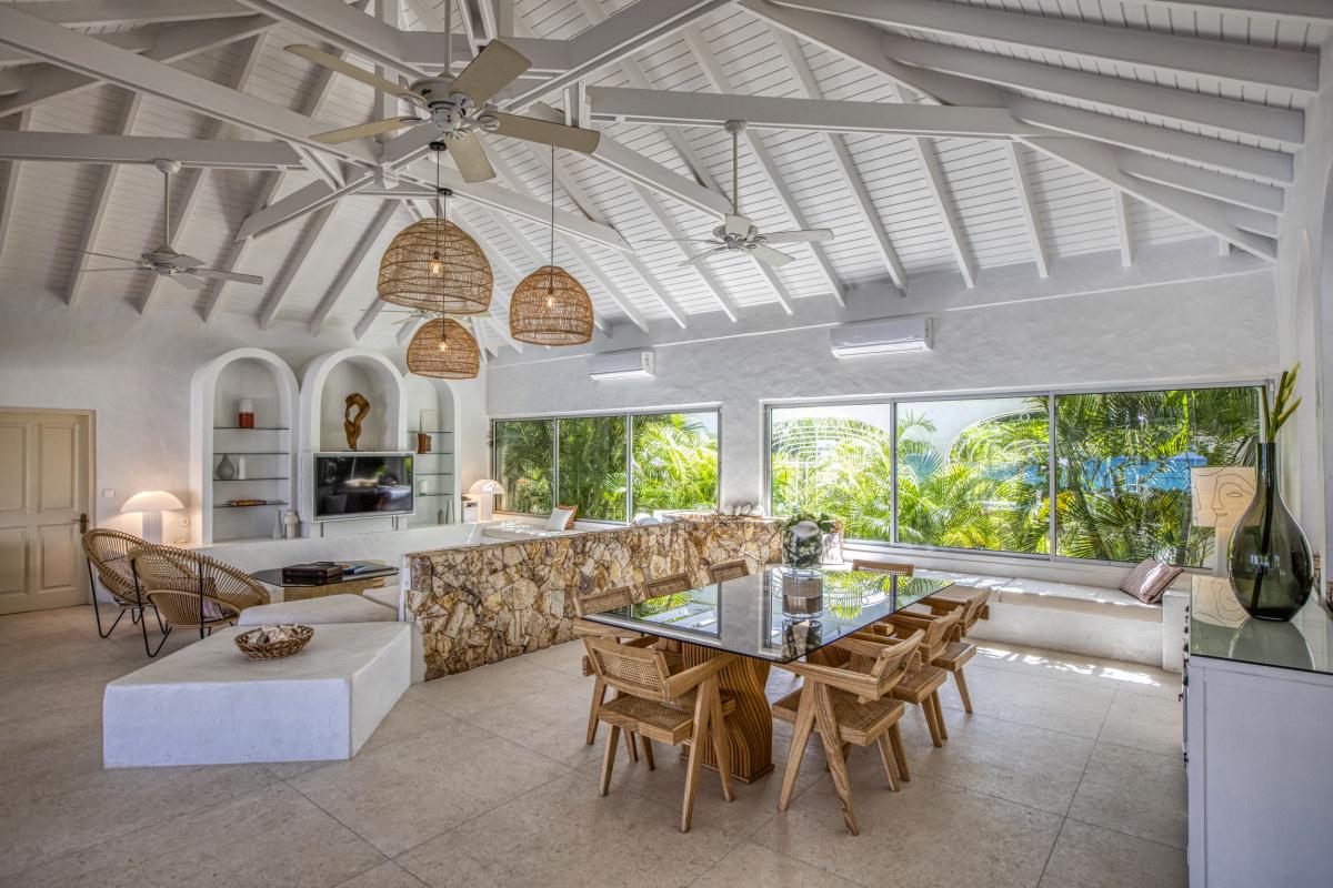 9 Location villa Terres Basses Saint Martin_salle a manger